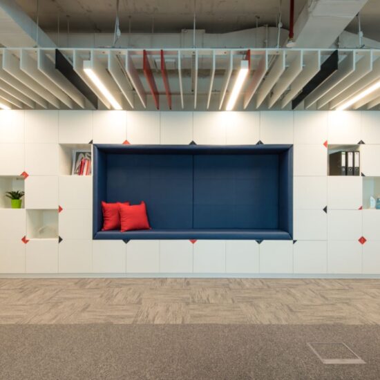 C3 office in dubai workspace design by DZ Design
