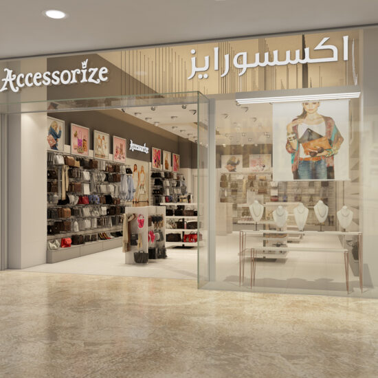 Accessorize store design in Dubai