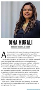 DZ Design Interior Dina Murali amon Top Interior Designers in Dubai commercial Interior Design magazineDesign 5