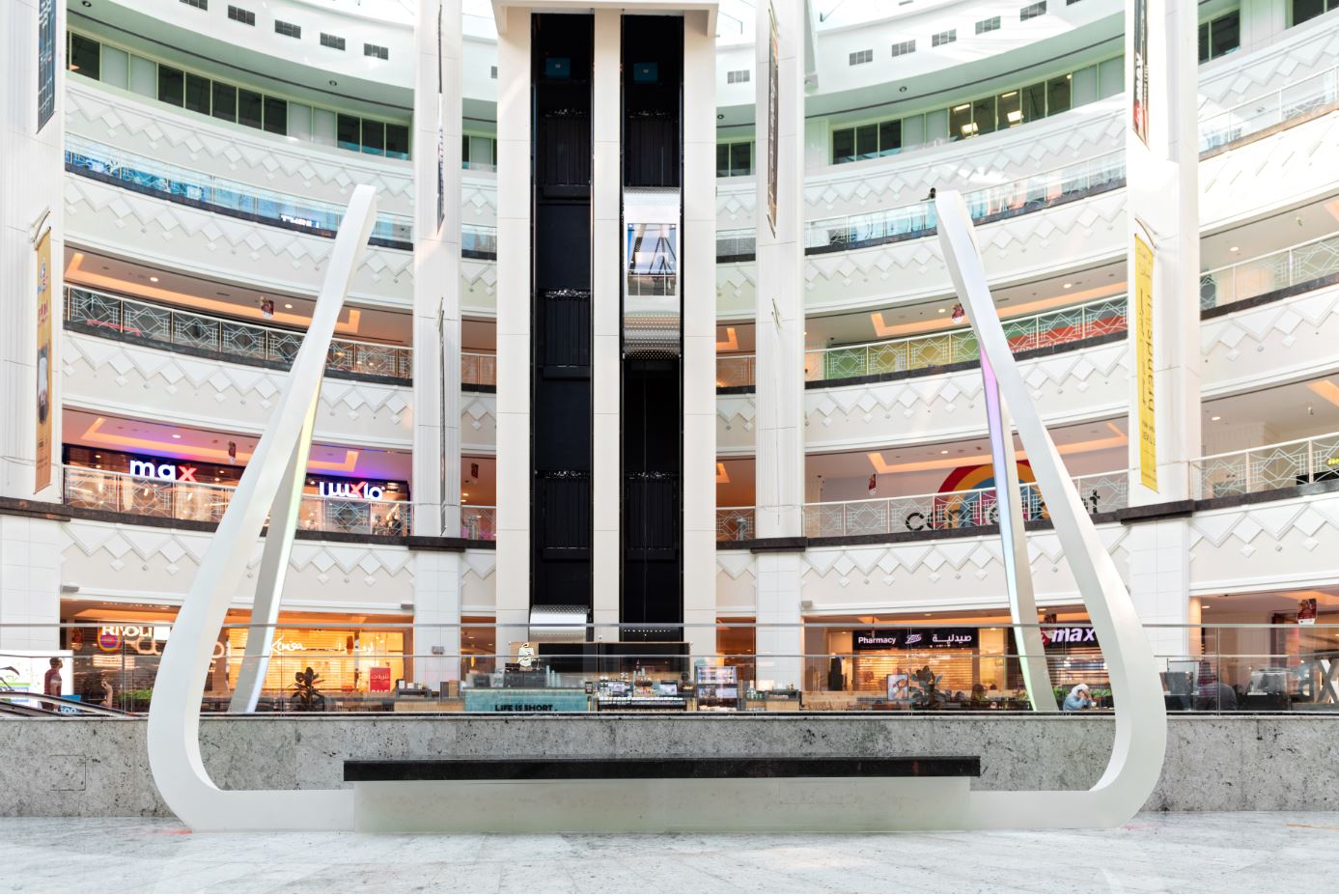 Oasis Mall in Dubai retail interior design by DZ Design