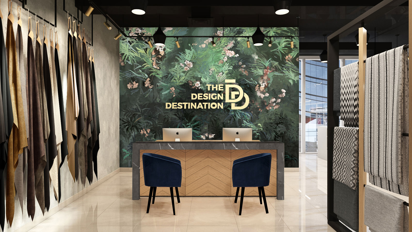 The Design Destination showroom designed by DZ Design interior designer in Dubai
