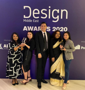 DZ Design wins two awards Design Middle East