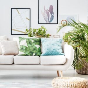 living room design fabric sofa