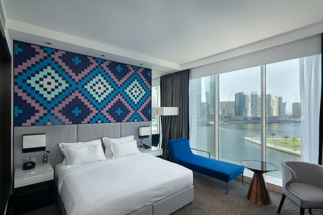 Hotel refurbishment project by DZ design Pullman Downtown Dubai refurbished guest rooms