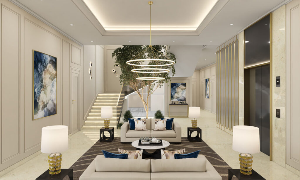 Mohammed Bin Rashid City Villa Design Project by DZ Design