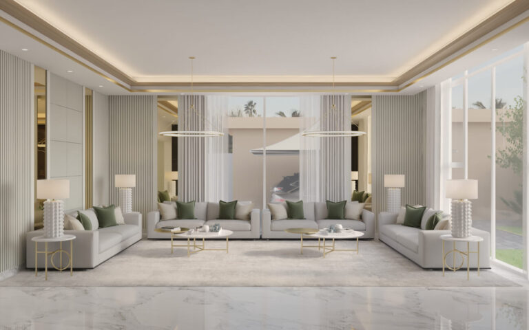 Dubai Luxury Villa, Emirates Hills Designed by DZ Design