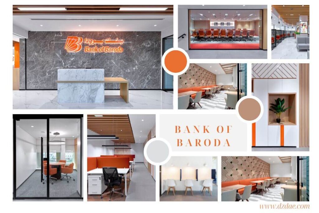 Brand Identity and Office Design by DZ Design Bank of Baroda