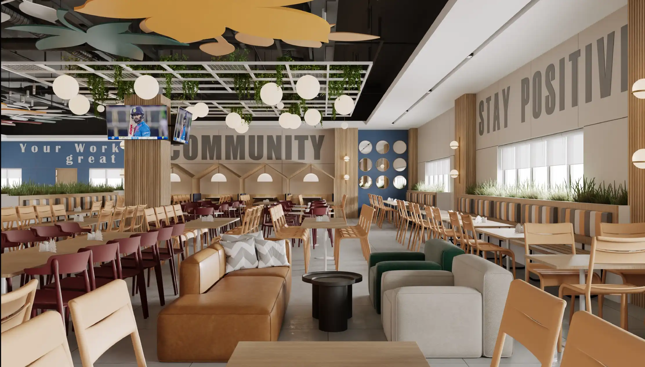 Marjan Hospitality Staff Dining Design - DZDesign Marjan Hospitality Staff Dining Design