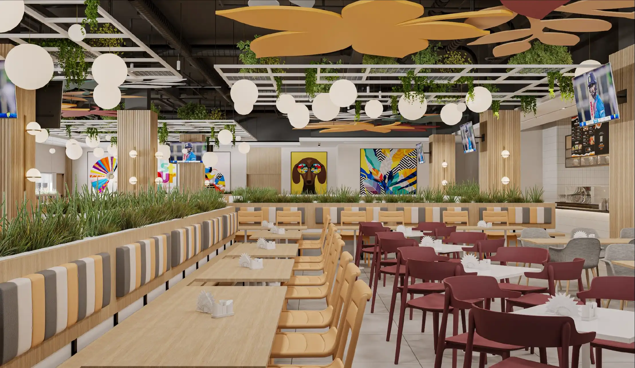 Hospitality Staff Dining Design | DZ Design UAE