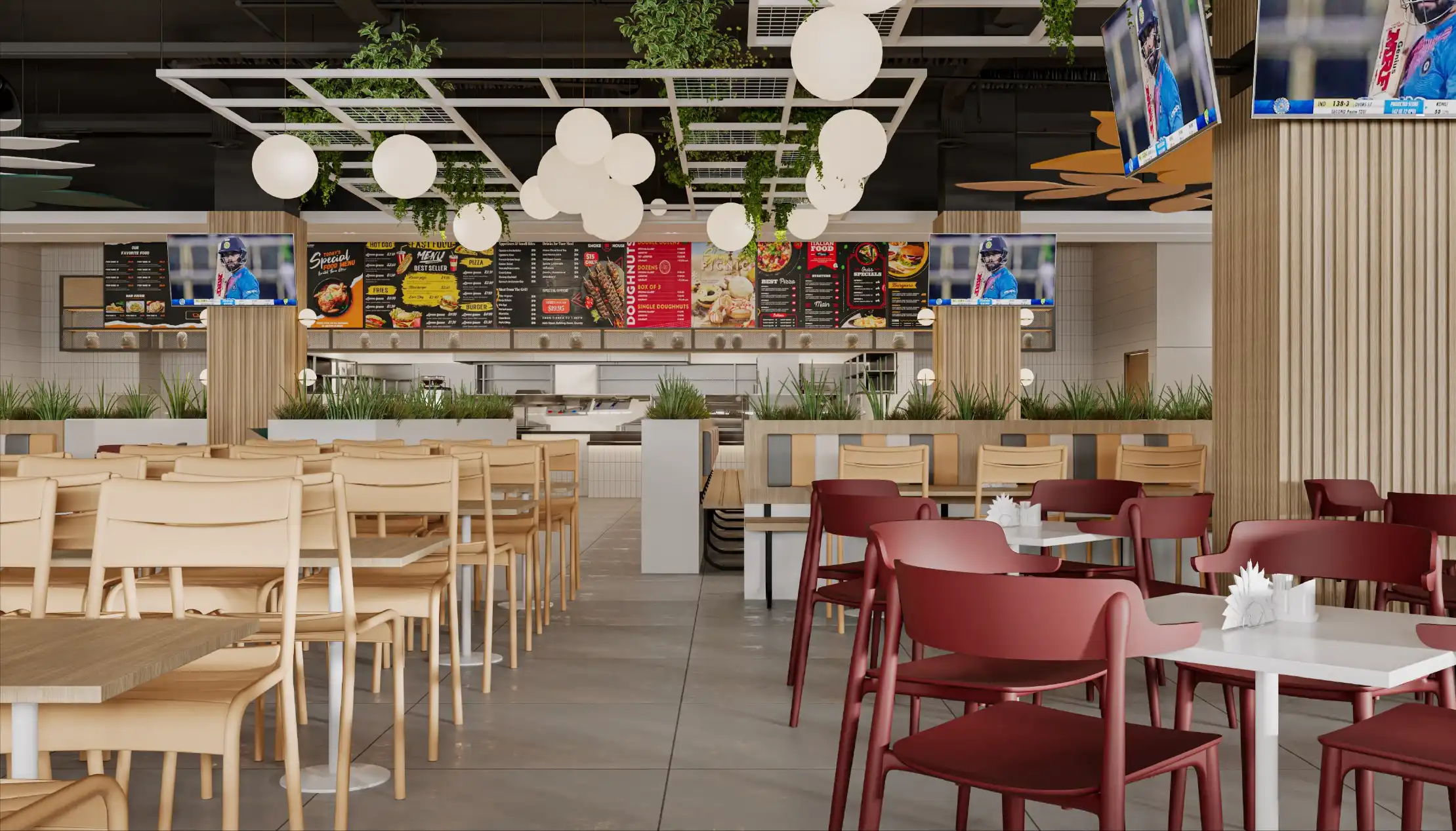 Hospitality Staff Dining Design | DZ Design UAE